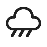 Weather Rain SVG Icon